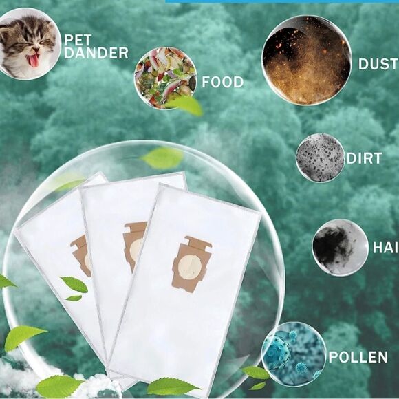 Kirby 204811 Micron Magic Bags, 6 pack White Vacuum Bags - Picture 6 of 10